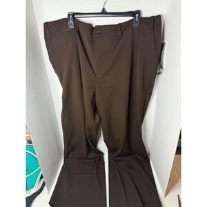 Lauren Ralph Lauren Sanderson Plus Size 20W Brown Chocolate Career Pants New